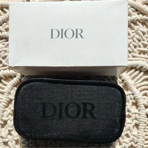Dior Black Travel Pouch (NIB)